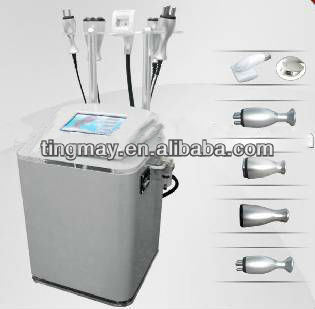 5 in 1 fat froze vacuum tripolar rf cavitation lipolysis slimming machine