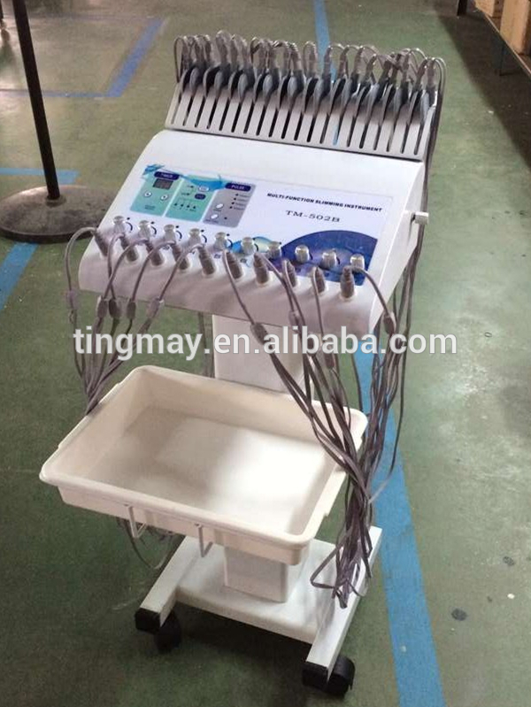 Professional fitness electrostimulation machine combining infrared slimming and electronic muscle stimulator