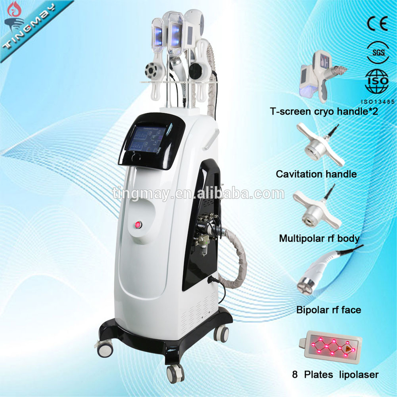 HOTTES selling! 6 handles professional cryolipolysis machine, fat freezing cryolipolysis machine