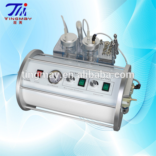2 in 1 portable crystal and diamond microdermabrasion and facial skin peeling machine for sale