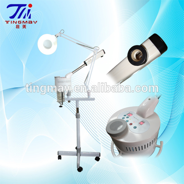 Best 2 in 1 portable facial steamer magnifying lamp ozone therapy equipment