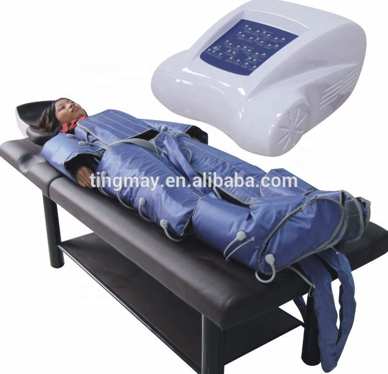 Popular 3 in 1 pressotherapy machine combine Infrared sauna body wrap and ems electro stimulation