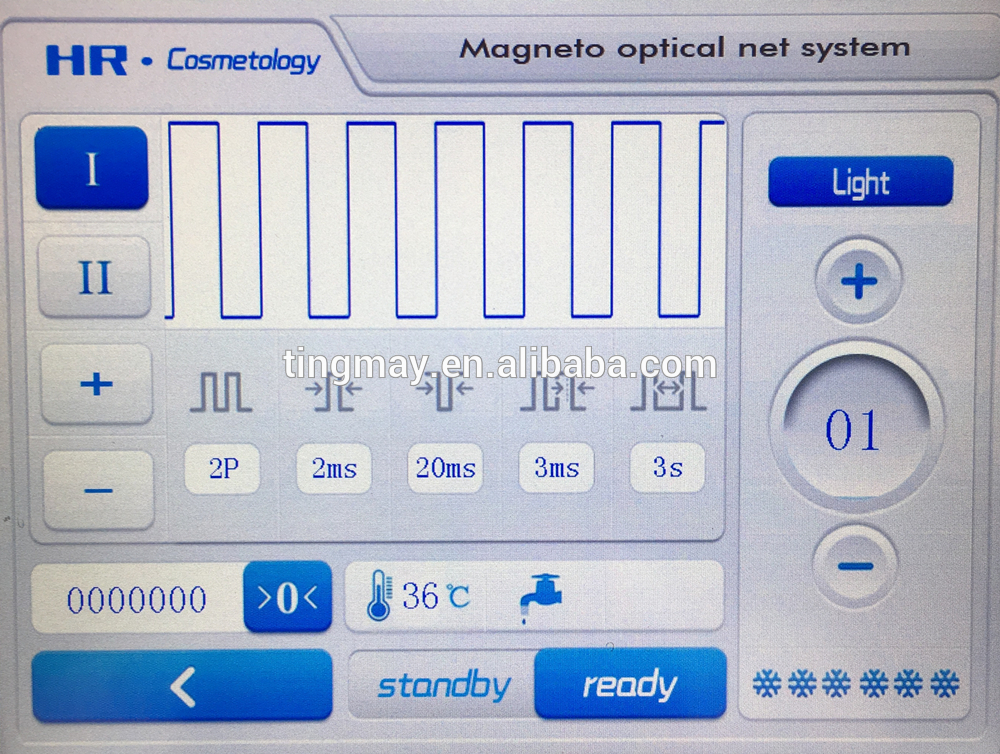 2018 New Design 2 Handles OPT SHR hair removal device with 360 magneto Optical system