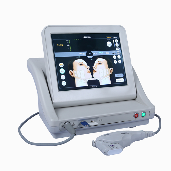 face and body hifu machine with 5 cartridges 1.5mm 3.0mm 4.5mm 8.0mm 13mm