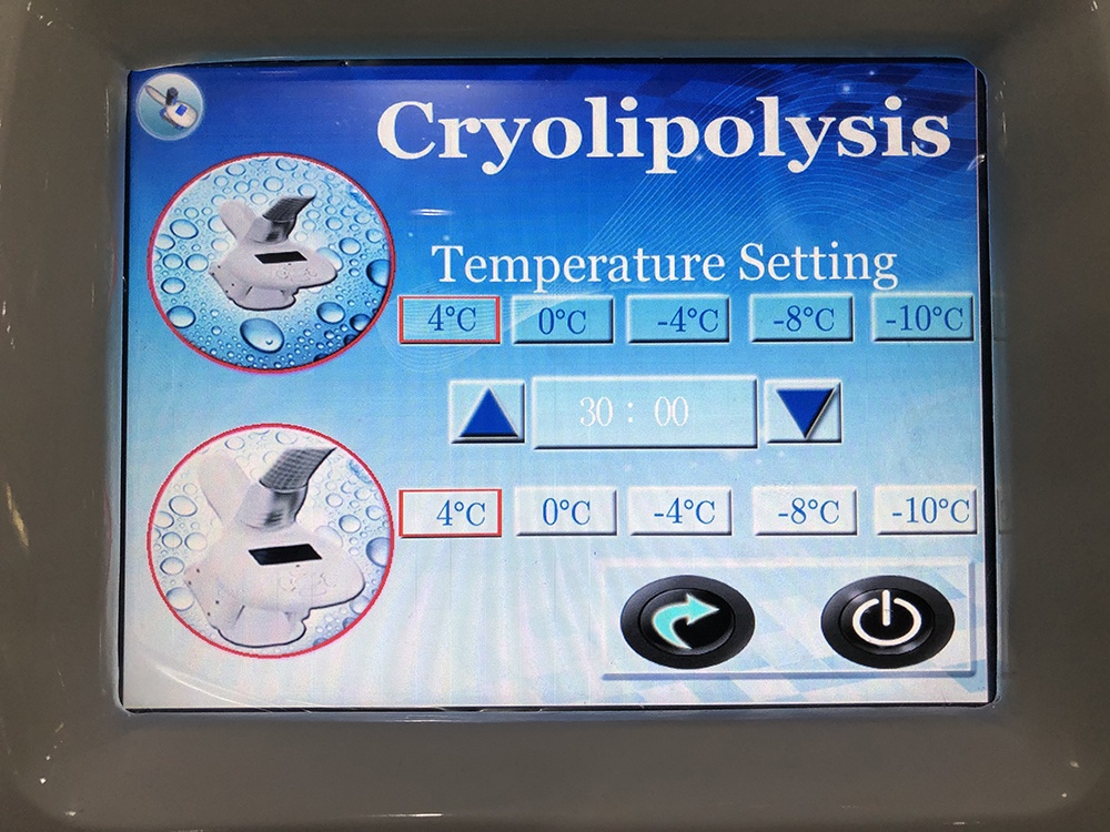 Professional portable two handle cryolipolysis machine combine RF Cavitation for quick fat reduction