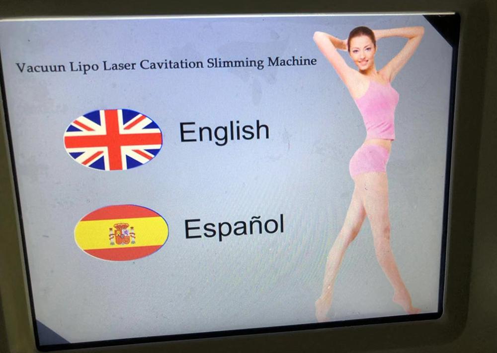 Multifunction slimming machine combine cavitation Lipolaser RF Vacuum 2019