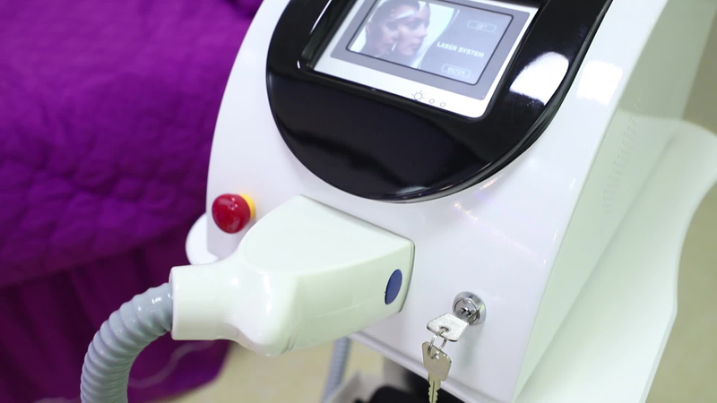2019 Hot selling Yag Laser Portable Tattoo Removal 1064nm/532nm High Quality Q Switched Nd: Yag Laser Machine on sale