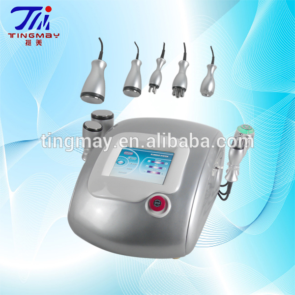 5 in 1 cavitation rf 40K Cavitation Slimming machine Probe RF tripolar RF Body Slimming Machine