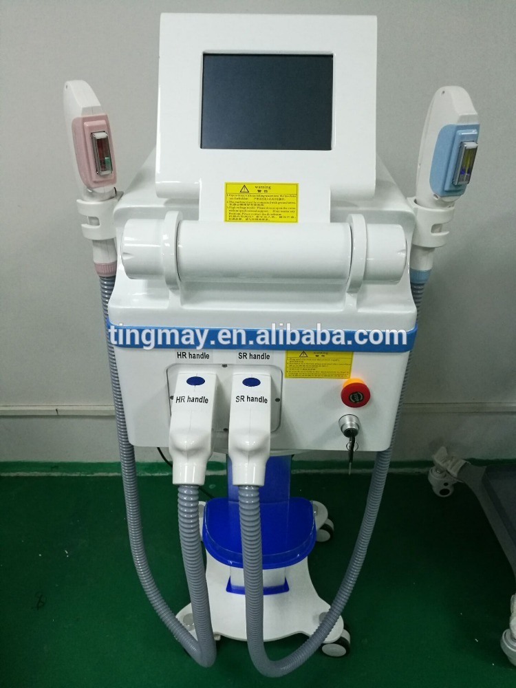 Newest technology 360 magneto-optical double SHR IPL device for skin rejevenation and Fast hair removal machine