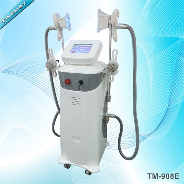 double cryo handle working same time cavitation rf cryolipolysis slimming machine