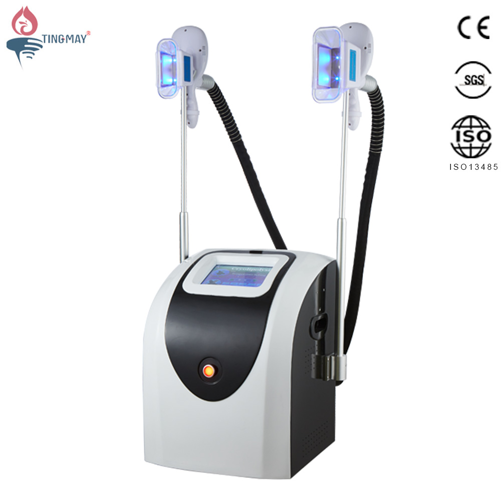 2 Handpieces Cold Lipolysis portable fat freeze machine for body slimming