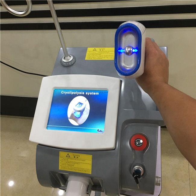 two cryo handles body and double chin fat freeze cryolipolysis machine portable