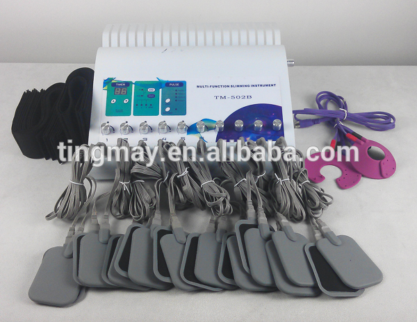 Professional fitness EMS Electro stimulation machine combining infrared slimming and electronic muscle