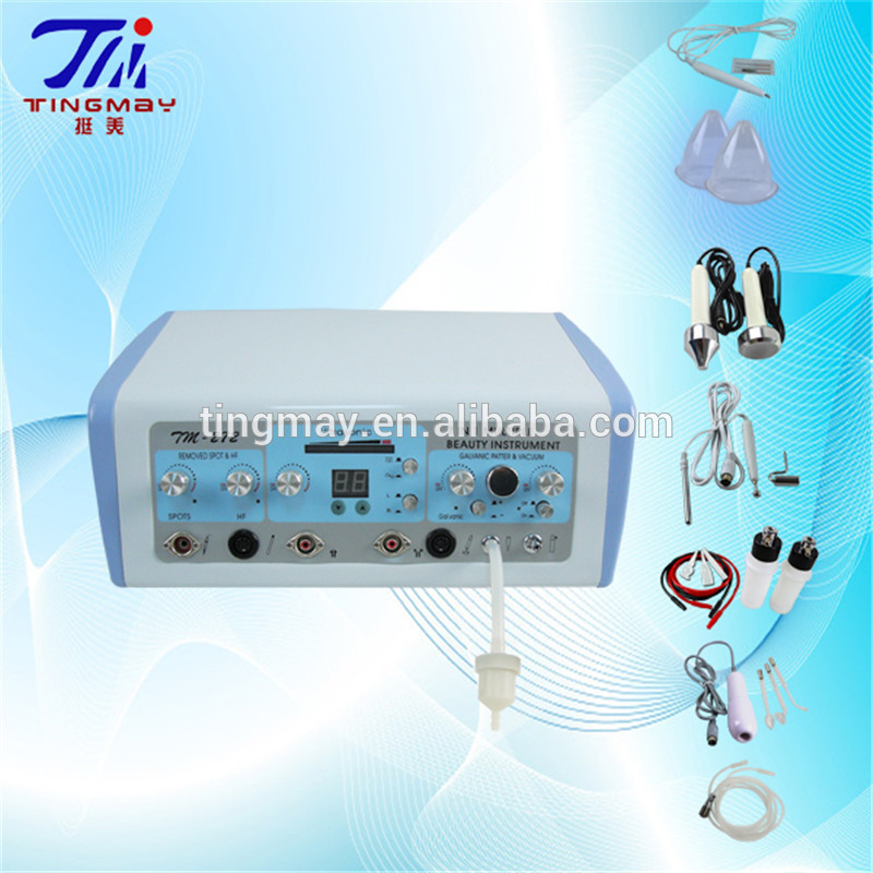 Home use ultrasonic breast enlargement vacuum spray electric scalp stimulator