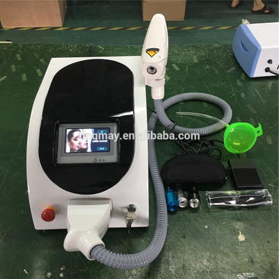 Q-switched Nd YAG 532nm 1064nm 1320nm Laser Tattoos Removal Machine For Salon/Home Use