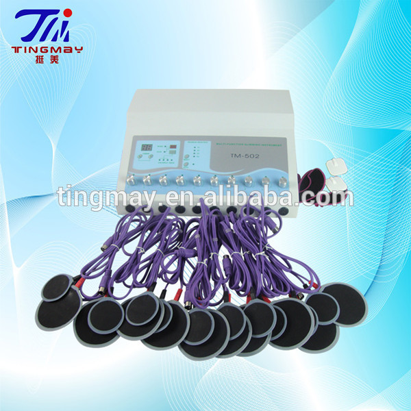 Electrostimulation of muscles with ems equipment