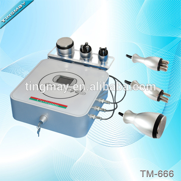 China TM-666 rf tripolar cavitation reduce fatness device