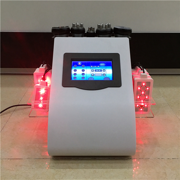 OEM ODM 6 in 1 Vacuum rf Cavitation slimming machine lipo laser machine