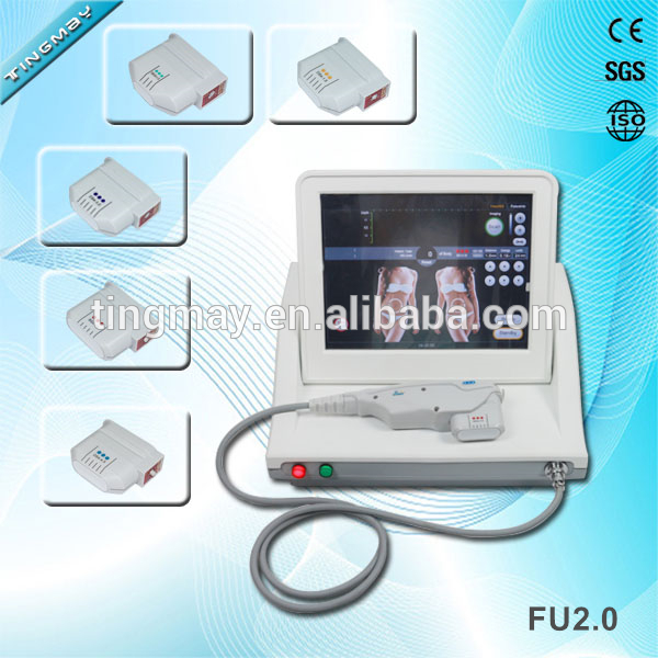 portable hifu machine for face and body with 5 cartridges