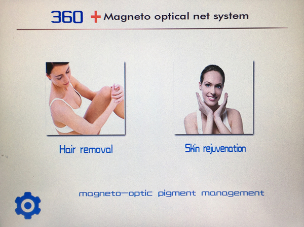 360 Magneto OPT IPL hair removal machine