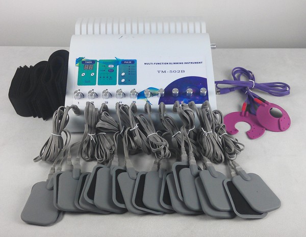 Professional EMS+infrared heated pads russian wave electric muscle stimulator