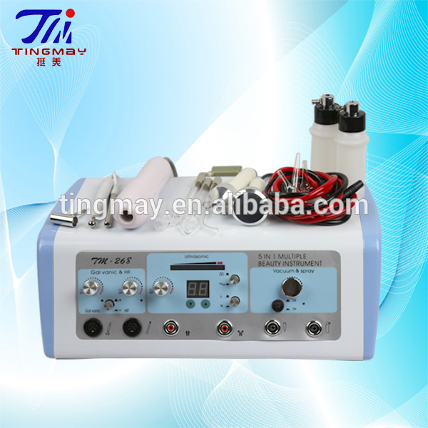 Factory price high frequency ultrasonic galvanic facial machine for skin balance