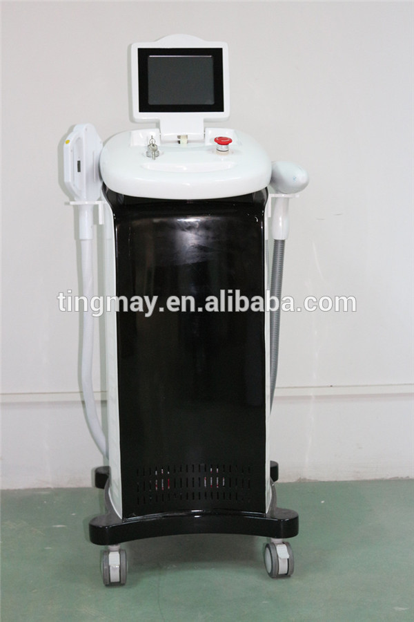 Vertical IPL SHR Machine for hair removal/elight ipl rf nd yag laser /ipl shr multifunction machine