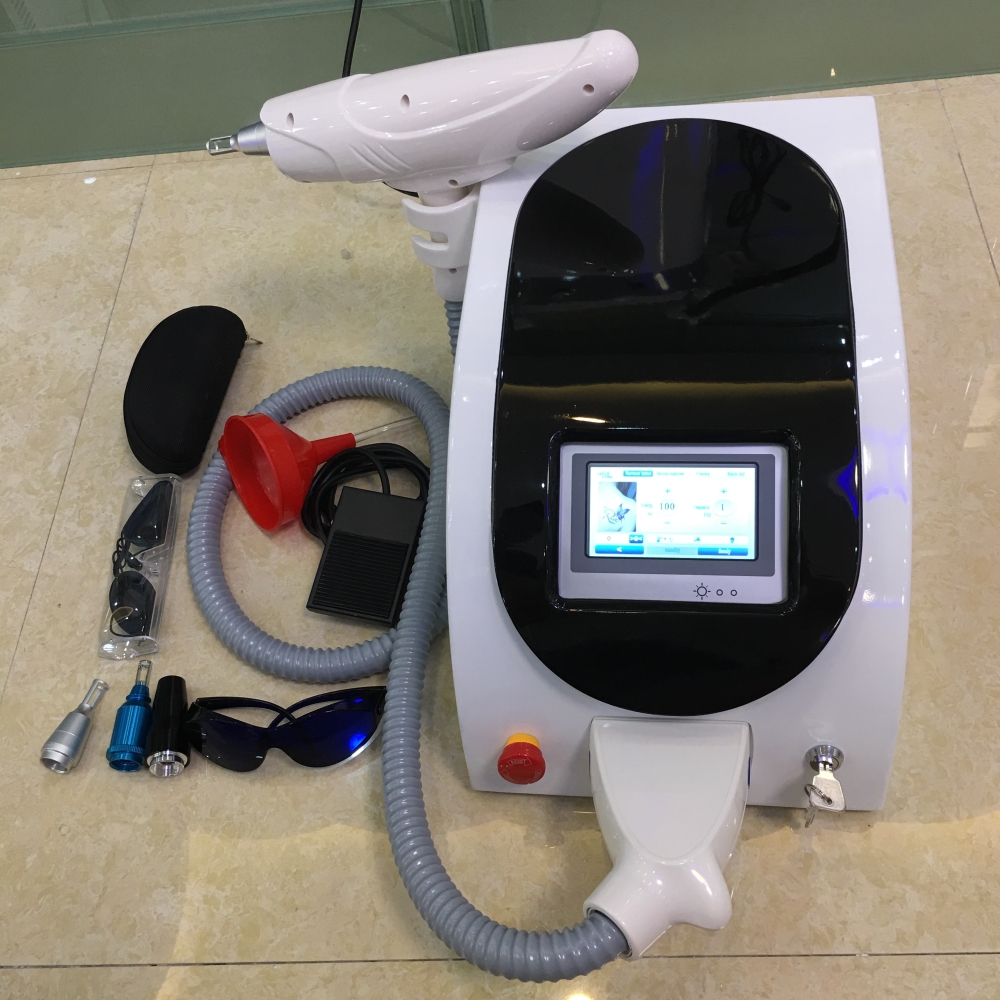 carbon laser wavelength 532nm 1064nm nd yag laser for tattoo removal