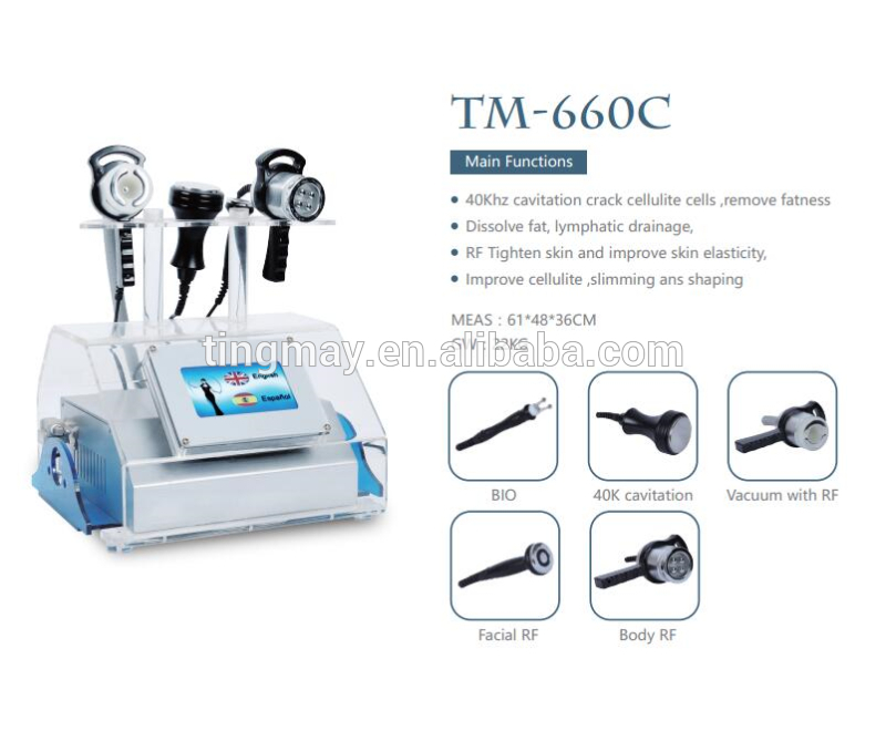 5 in 1 cavitation rf slimming machine TM-660C