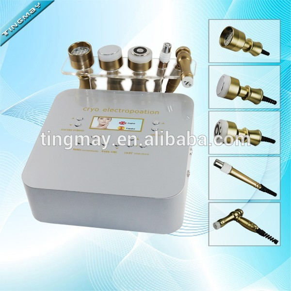 Cryo electroporation needle free mesotherapy system
