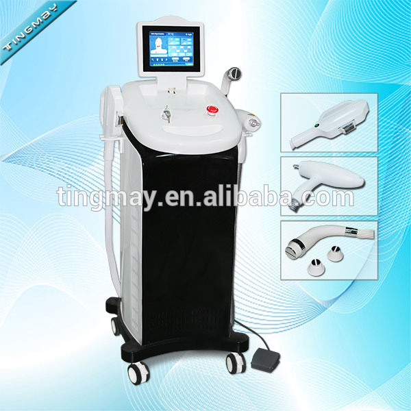 Professional 3 in 1 Tattoo Laser OPT SHR RF IPL hair removal machine With CE
