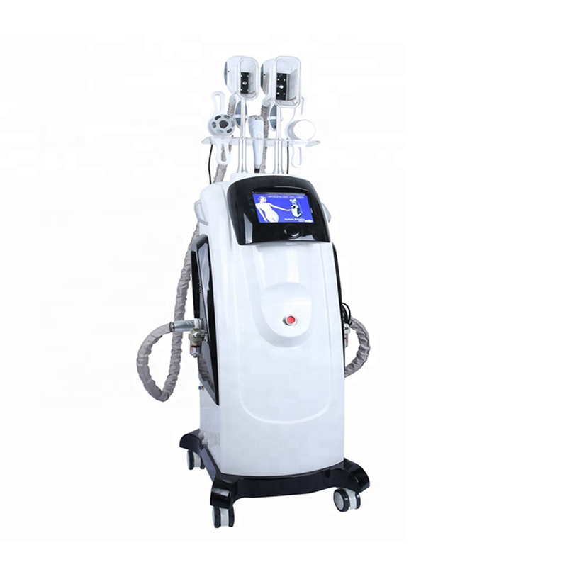 Professional double cryolipolysis cavitation RF machine for weight loss and skin tightening