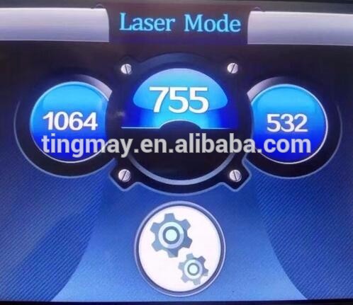 Professional Q switch nd yag picosecond laser tattoo removal machine