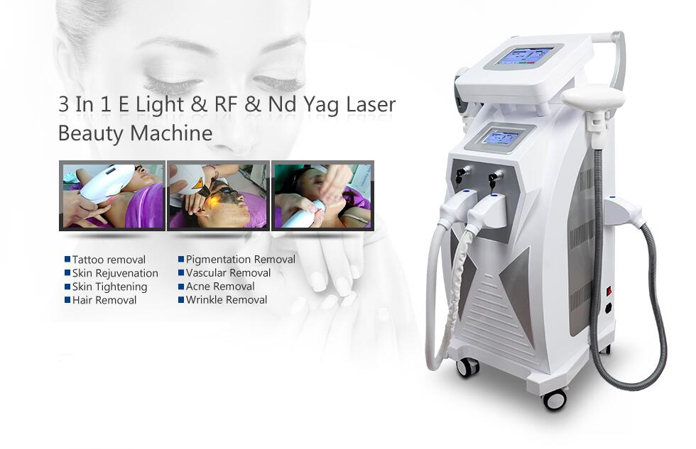 High Quality Ipl/e-light/rf/laser beauty machine For Sale