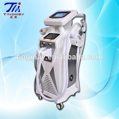 Beauty care face e-light ipl rf nd yag laser hair removal machine for wholesales