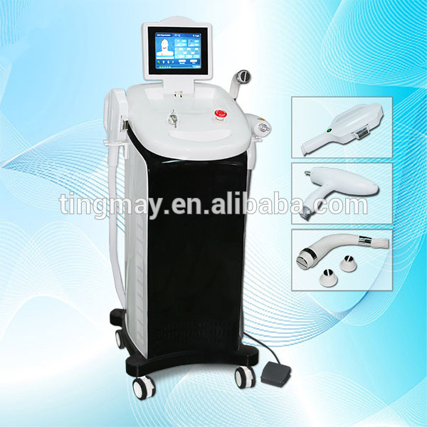 3 in 1 ipl shr hair removal ND yag laser tattoo removal machine