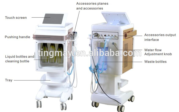 Popular Product Water Aqua Peel Oxygen Microdermabrasion Facial Hydro Dermabrasion Facial Skin Care Machine