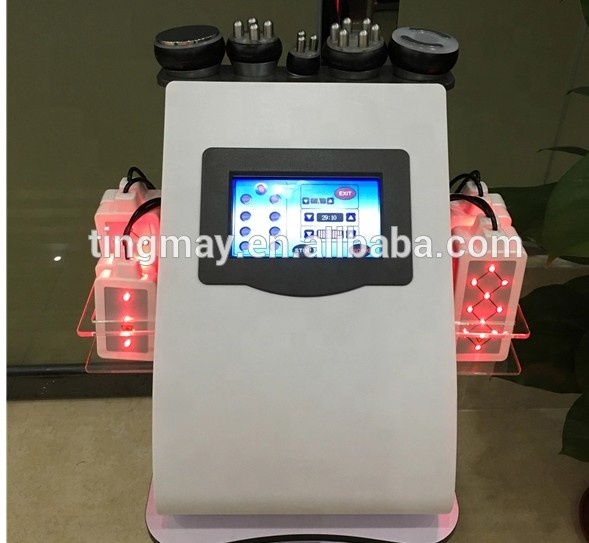 2019 trend product 6 in 1 lipolaser cavitation rf vacuum slimming machine
