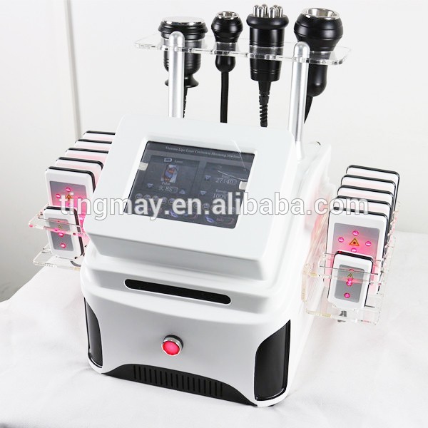 Portable Rf vacuum cavitation system lipo laser weight loss beauty salon equipment