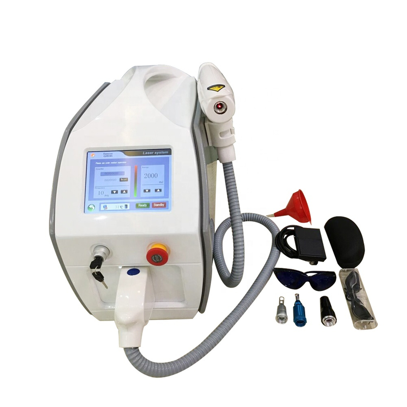 Popular nd yag laser tattoo removal machine 532nm 1064nm 1320nmQ Switch nd yag laser
