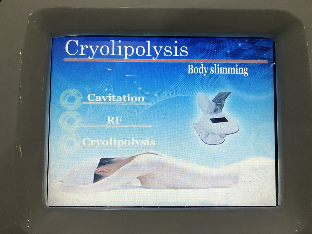 Professional 2cryo+1cavitation+1RF fat freezing machine/cryotherapy machine
