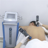 two electromagnetic handle work at the same time cellulite reduction show wave therapy machine