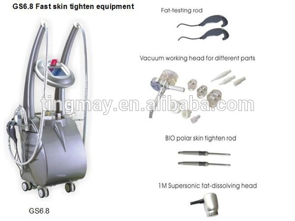 ultrasound/bio microcurrent handheld vacuum suction massage machine