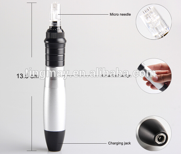 Newest Face Skin Tightening microneedle therapy machine auto electric derma pen