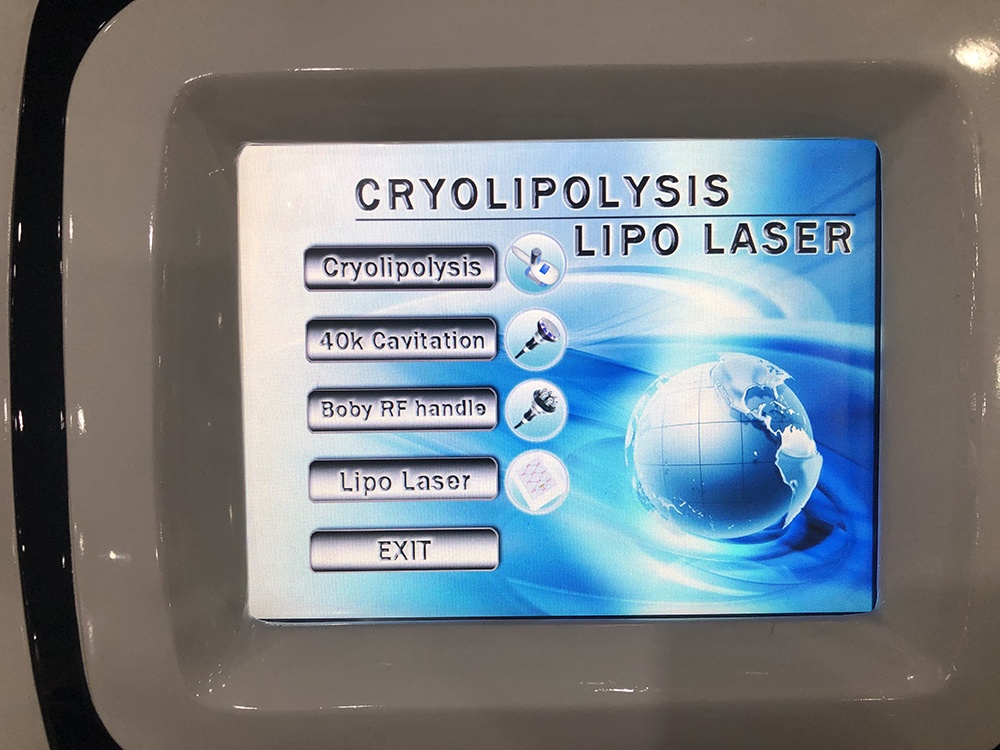 Portable criolipolisis fat freezing machine combine cavitation rf cryolipolysis lipo laser factory price